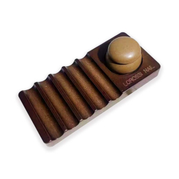 Wooden Multifunctional Nail Art Pen Holder Set Dark 76112