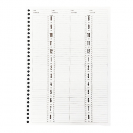 Daniel Stone 4-Column Appointment Book Refill 200Pgs AB224R