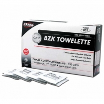 Dukal BZK Towelette W/Benzalkonium Chloride 100 Pads #855