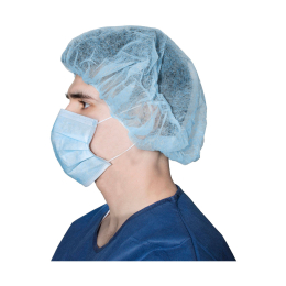 Dukal Bouffant Cap 24" Blue 100ct. 324B 01750