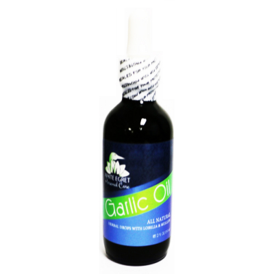 White Egret Garlic Oil With Dropper 2 oz/59ml EAO02 02041