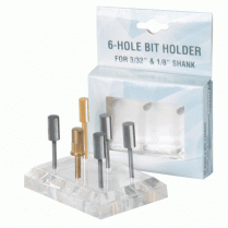 Berkeley 6-Hole Bit Holder For 3/32" & 1/8" Shank BH101-06