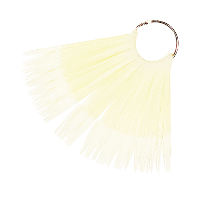 Chart Fan 40 pcs Tip Nail Art Display Pointy Natural