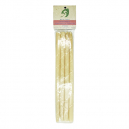 White Egret Peppermint Therap.Candles 1/2",4PK PEP4PK 02134