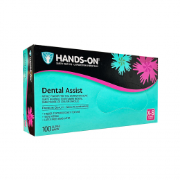 Hands On Nitrile PF Teal Examination Gloves 100pcs - XSmall
