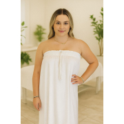 JMT Terrycloth Body Wrap with Drawstring White XL W901B
