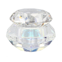 Crystal Jar Diamond Style White CJ-DW 04800