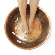 Noel Asmar Pedicure Bowl Hammered Copper PB1001G