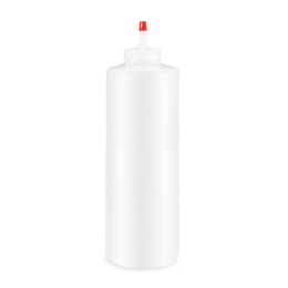 Plastic Squeezable Cylinder Bottle 12 oz 18125