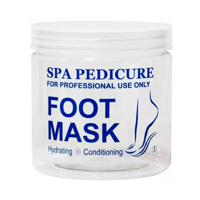 Berkeley Printed PET Jar W/Lid 16 oz FOOT MASK BJ212-01