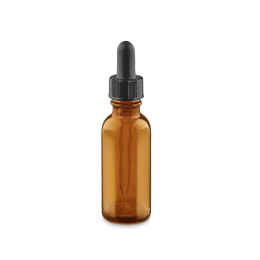 Glass Dropper Bottles 0.5 oz - Amber 4308A/ 00584