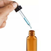 Glass Dropper Bottles 0.5 oz - Amber 4308A/ 00584