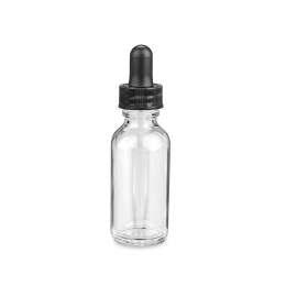 Glass Dropper Bottles 0.5 oz - Clear 43080