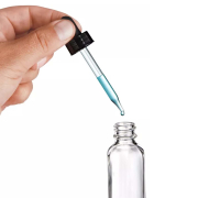 Glass Dropper Bottles 0.5 oz - Clear 43080