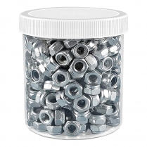Clear Round Wide-Mouth Plastic Jar 16 oz White Cap 00807