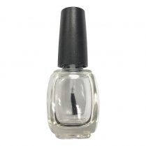 Berkeley 0.5 oz Clear Oval Square Bottle (15mm Neck)BT254-CL