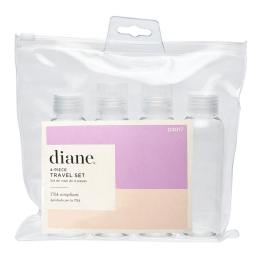 Diane By Fromm 4-Piece Travel Set Empty Bottle D3017