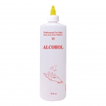 8oz Labeled Bottle With Cap - Alcohol -  LB502