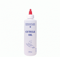 8oz Labeled Bottle With Cap - Cuticle Oil -  LB506