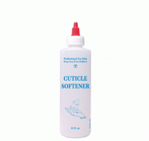 8oz Labeled Bottle With Cap - Cuticle Softener -  LB507
