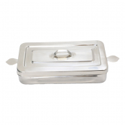 MBI-949 Instruments Sterilizing Tray With Cover 8"x4"x2"
