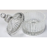 Berkeley Vintage Glass-1 Jar & Cup W/Glass Lid TG1032/PJ135
