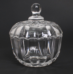 Berkeley Pumpkin Glass Jar & Cup W/Glass Lid 100ml 62375