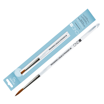 CND ProSeries Liquid & Powder Brush Round #6 12013