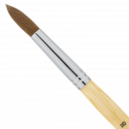 Americanails Faux Kolinsky Acrylic Brush Round 20 FK0020