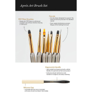 Apr&eacute;s Art Brush Set - 7pcs With Holder AP-5BRS 19951