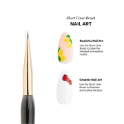 Apres Gel Art Brush - Short Liner AP-5BRSL 42000