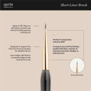 Apres Gel Art Brush - Short Liner AP-5BRSL 42000