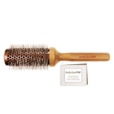 BaByLissPRO Ceramic Brush With Wood Handle 43mm BABBEE43ESC
