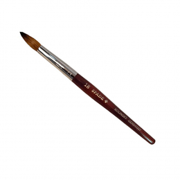 Spade Kolinsky Germany Acrylic Brush #18 Brown B-TS18BR