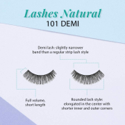 Ardell Natural -  101 Demi Black #65001