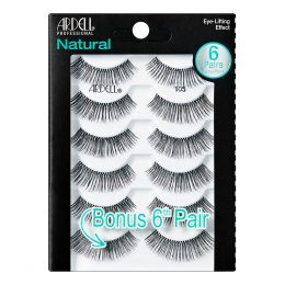 Ardell Natural Lashes 6 Pairs -  105 Black 68985