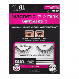 Ardell Magnetic Fauxmink MegaHold W/Duo Kit- 818 Black 76992
