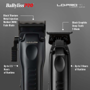 BaBylissPRO LO-PROFX Compact Clipper & Trimmer  FX8272PKMB