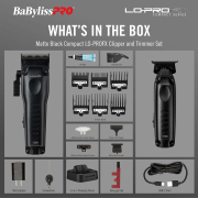 BaBylissPRO LO-PROFX Compact Clipper & Trimmer  FX8272PKMB