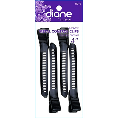 Diane By Fromm Metal Control Clips 4" 4-Pack #D10