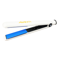 AVANTI Nano Tourmaline & Ceramic Flat Iron 1" White APRT16C
