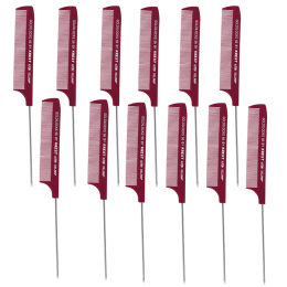 Krest Goldilocks Metal Pin Tail Comb #56 12Pcs GOLI56TBXC