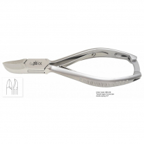 MBI-203 Toenail Nipper Curved Jaw Double Spring 5.5"
