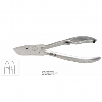 MBI-211 Nail Nipper Concave Jaw Single Spring 4.75"