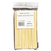 Wooden Manicure Orange Stick 6" PI 100PC  WSSS 26118