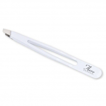 Ultra Haircare AeroTweeze Slant Tip - White 4860WHU