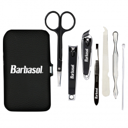Barbasol 8PC Travel Manicure Set CBG1-1002-BLK 84127