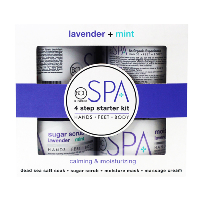 BCL Spa 4 Step Starter Kit Lavender + Mint SPA53110