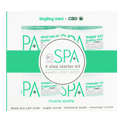 BCL Spa 4 Step Starter Kit Tingling Mint SPA56119