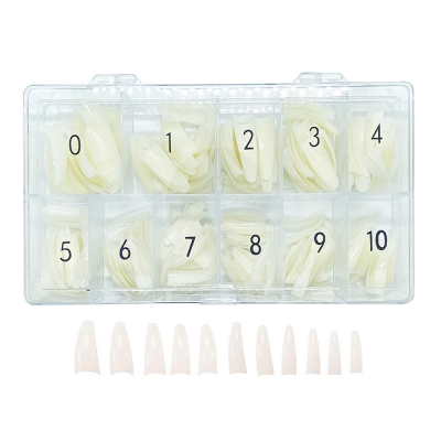 USN Coffin Tips Size 0-10 In Box 540 Tips